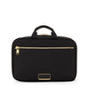 front of black/gold TUMI Voyageur Madeline Cosmetic