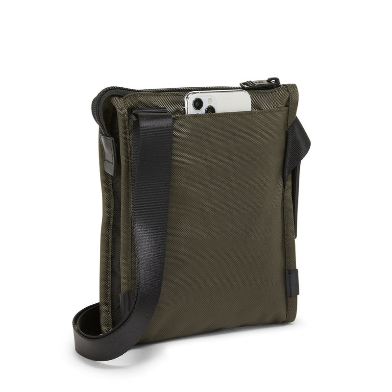 back of olive black Alpha 3 Pocket Bag Small 