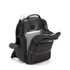 inside of black TUMI Alpha Brief Pack