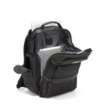 inside of black TUMI Alpha Brief Pack