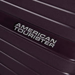 Logo of dark plum American Tourister Airconic Spinner Carry-On