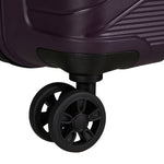 wheels of dark plum American Tourister Airconic Spinner Carry-On