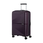 front of dark plum American Tourister Airconic Spinner Medium