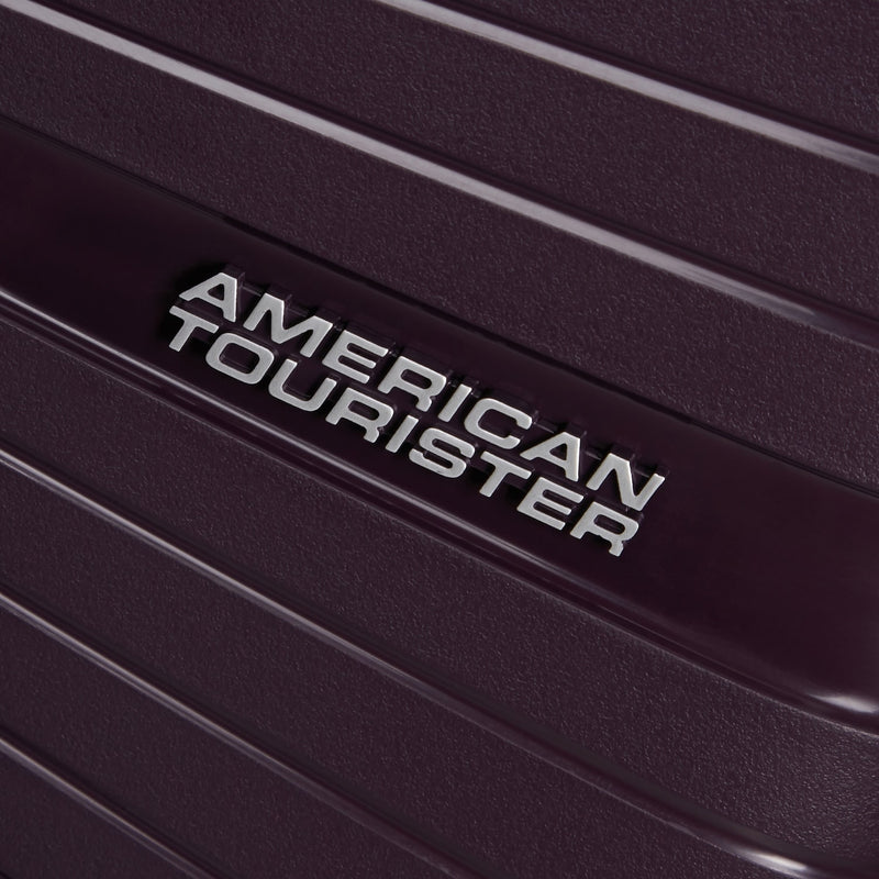 logo of dark plum American Tourister Airconic Spinner Medium