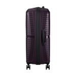 side of dark plum American Tourister Airconic Spinner Medium