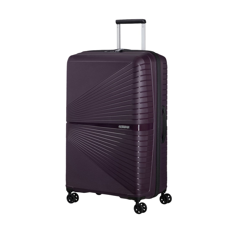 front of dark plum American Tourister Airconic Spinner Large