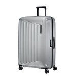 front of matte silver Samsonite Nuon Spinner Large Expandable
