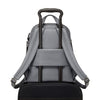 add-a-bag sleeve of pearl grey TUMI Voyageur Hannah Women's Leather Backpack