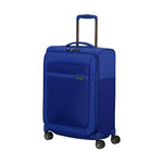 front of nautical blue Samsonite Airea Spinner Carry-On Expandable