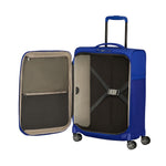 inside of nautical blue Samsonite Airea Spinner Carry-On Expandable