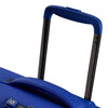 pull handle of nautical blue Samsonite Airea Spinner Carry-On Expandable