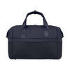 Navy Samsonite duffel bag on a white background