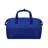 Blue Samsonite duffel bag on a white background