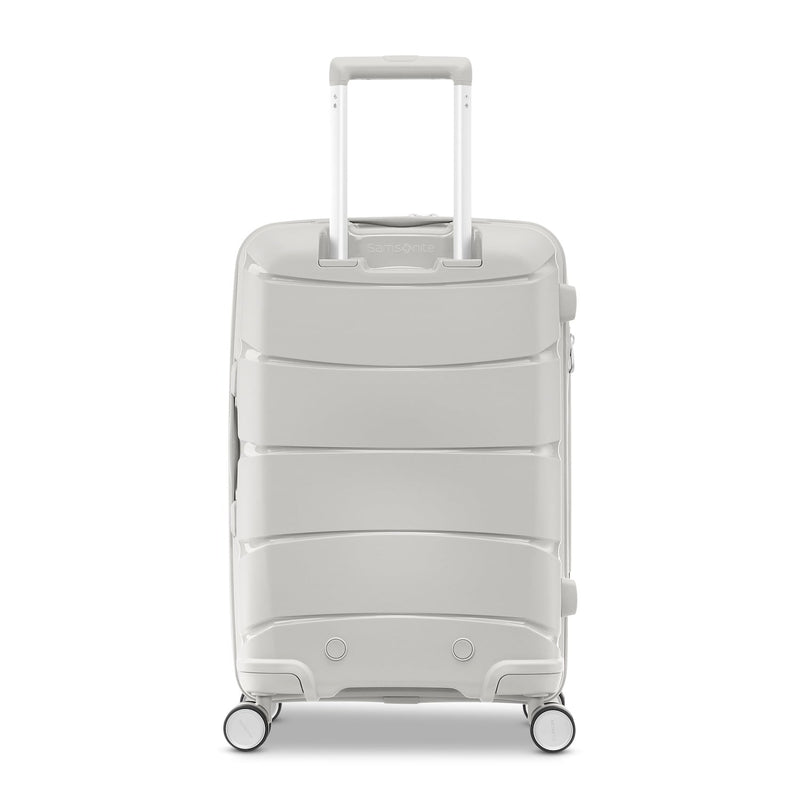 back of stone grey Samsonite Outline Pro Carry-On Spinner