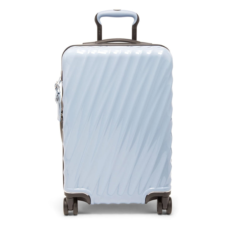 front of halogen blue 19 Degree International Expandable Carry-On