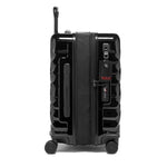 Black suitcase with visible TIUMI branding on a white background