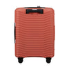 Clay Samsonite suitcase with a textured surface on a white background