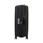 side of black Samsonite Upscape Spinner Medium Expandable