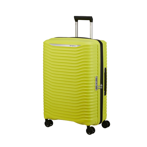 front of lime Samsonite Upscape Spinner Medium Expandable