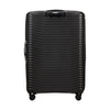 back of black Samsonite Upscape Spinner Large Expandable