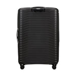 back of black Samsonite Upscape Spinner Large Expandable