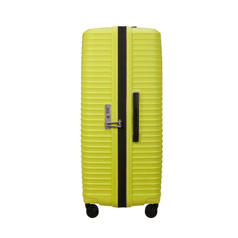 side of lime Samsonite Upscape Spinner Large Expandable
