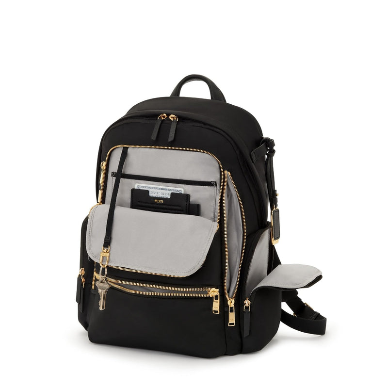 key leash of black/gold TUMI Voyageur Celina Backpack