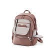 front pockets of light mauve TUMI Voyageur Celina Backpack