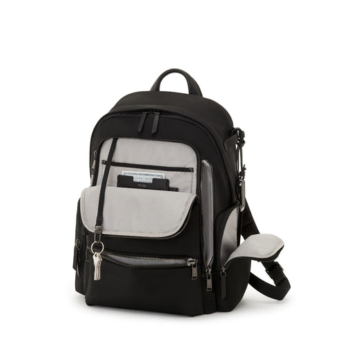 key leash of black/gunmetal TUMI Voyageur Celina Backpack