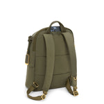 back of olive TUMI Voyageur Halsey Backpack