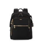 front of black/gold TUMI Voyageur Halsey Backpack