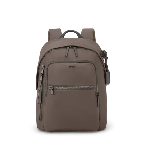 Mink TUMI backpack on a white background