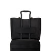 add-a-bag sleeve of black/gold TUMI Voyageur Valetta Large Tote