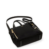 bottom of black/gold TUMI Voyageur Valetta Medium Tote