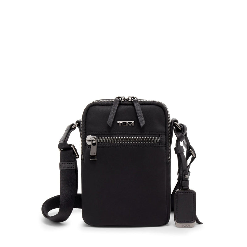 front of black/gunmetal TUMI Voyageur Persia Crossbody