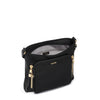 inside of black/gold TUMI Voyageur Tyler Crossbody