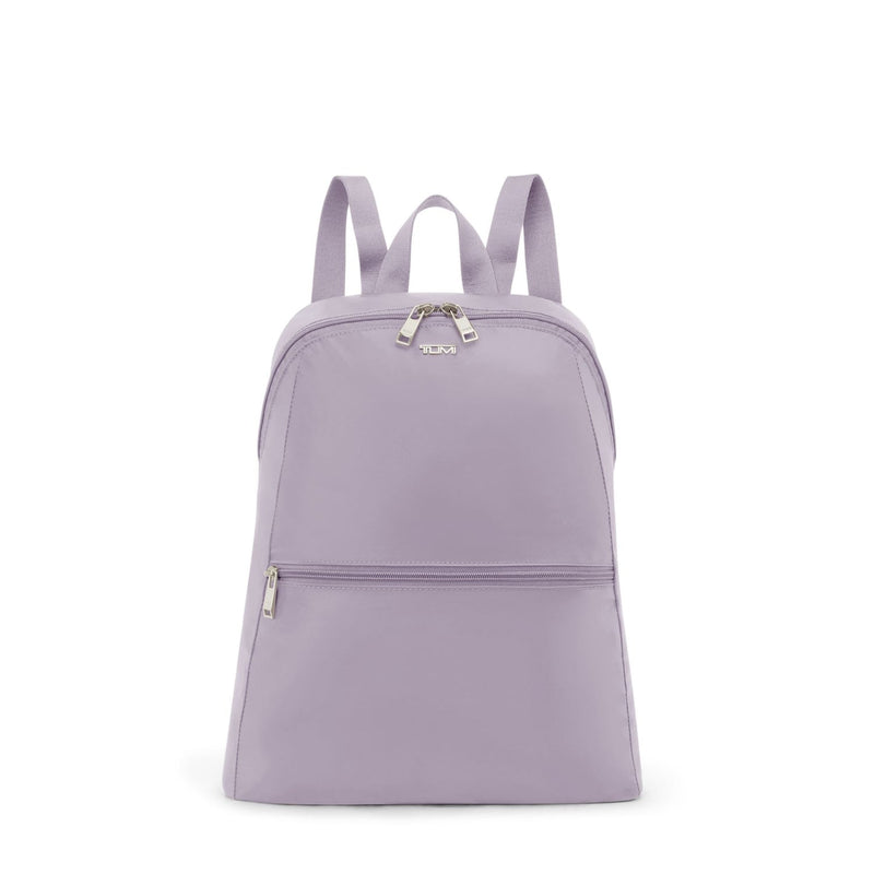 front of lavender TUMI Voyageur Just in Case Backpack