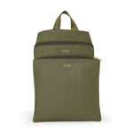 folded up olive TUMI Voyageur Just in Case Backpack