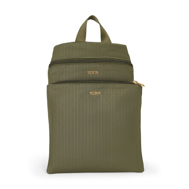 packed olive TUMI Voyageur Just in Case Backpack