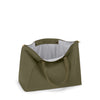 inside of olive TUMI Voyageur Just in Case Tote