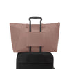 back of light mauve TUMI Voyageur Just In Case Tote
