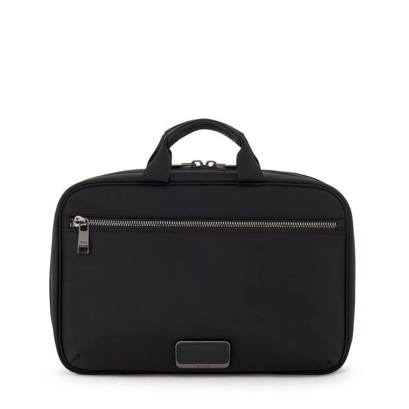 front of black/gunmetal TUMI Voyageur Madeline Cosmetic