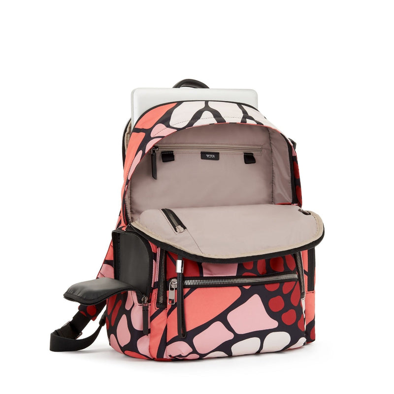 inside of swallowtail TUMI Voyageur Celina Backpack