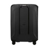 Black Samsonite suitcase on a white background