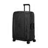 Black suitcase with Samsonite logo on a white background