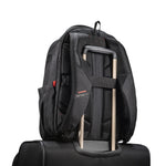 back of black Samsonite Xenon 4.0 Slim Backpack