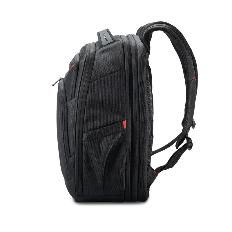 side of black Samsonite Xenon 4.0 Large Expandable backpack
