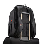 back of black Samsonite Xenon 4.0 Large Expandable backpack