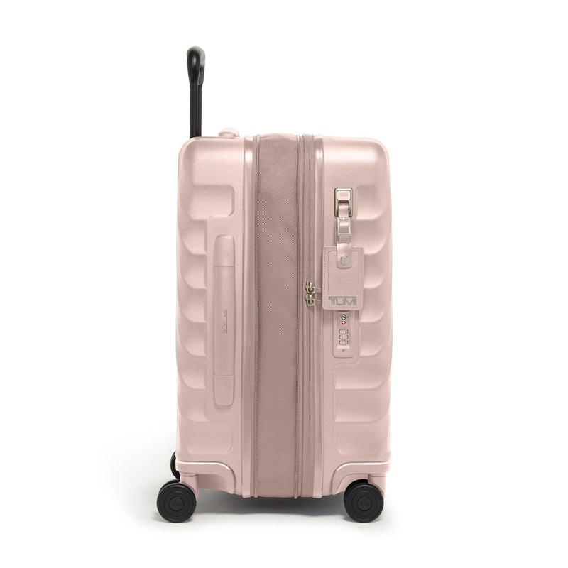 expanded mauve texture 19 Degree International Expandable Carry-On