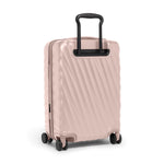 back of mauve texture 19 Degree International Expandable Carry-On